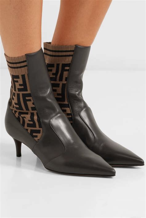 fendi rockoko slip on ankle boots|fendi rockoko boots stockx.